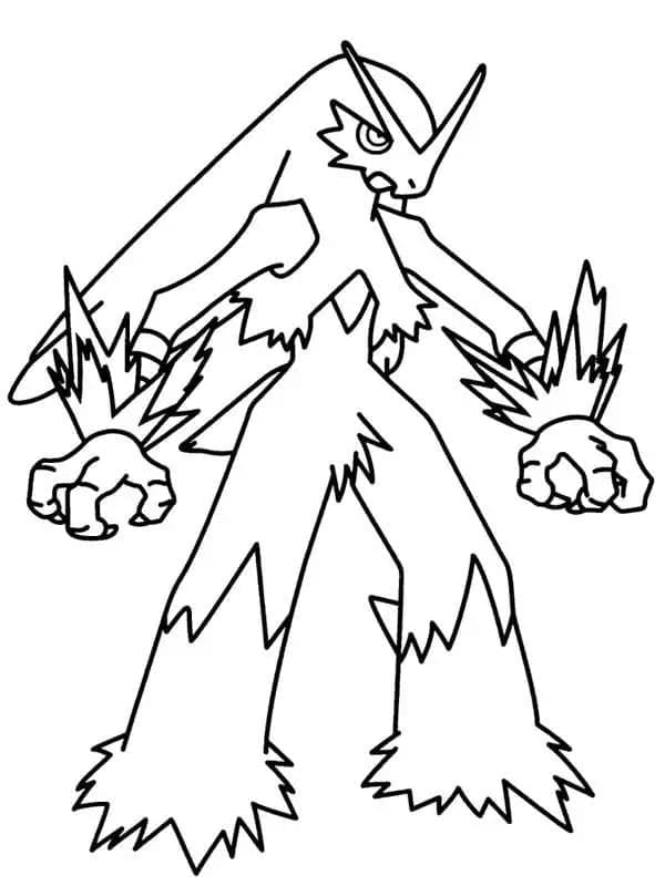 Tô màu Pokemon Blaziken