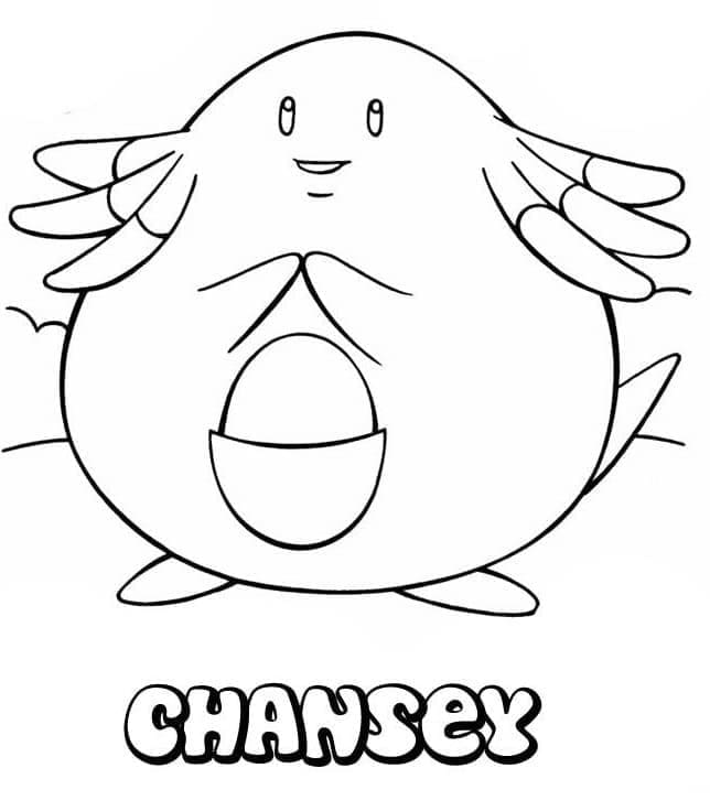 Tô màu Pokemon Chansey