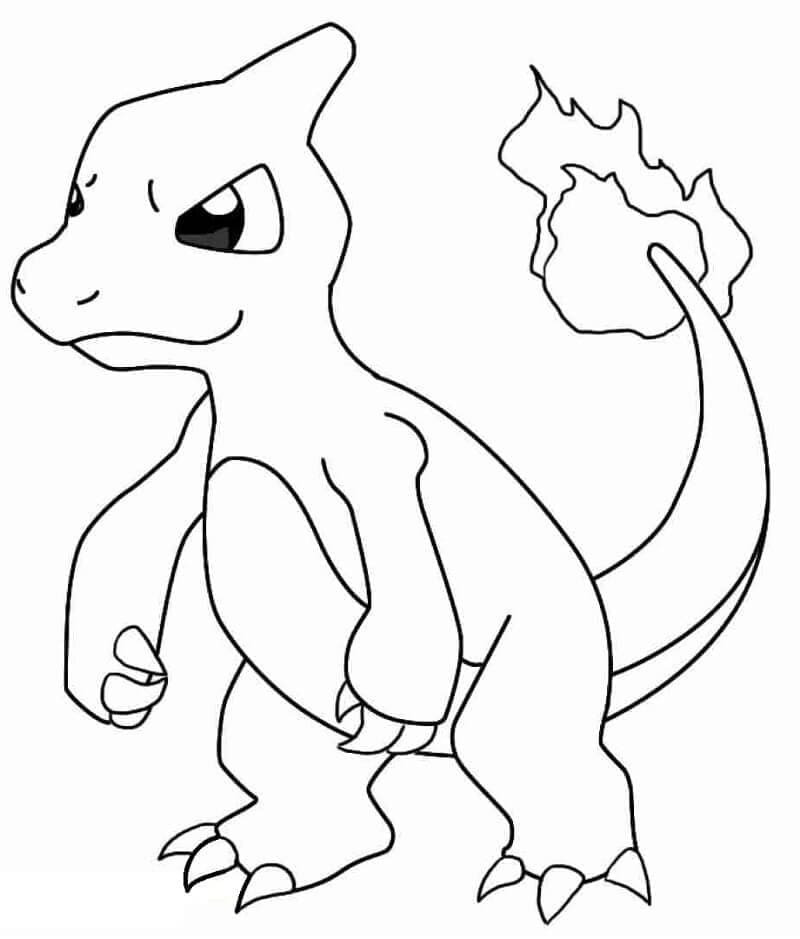 Tô màu Pokemon Charmeleon