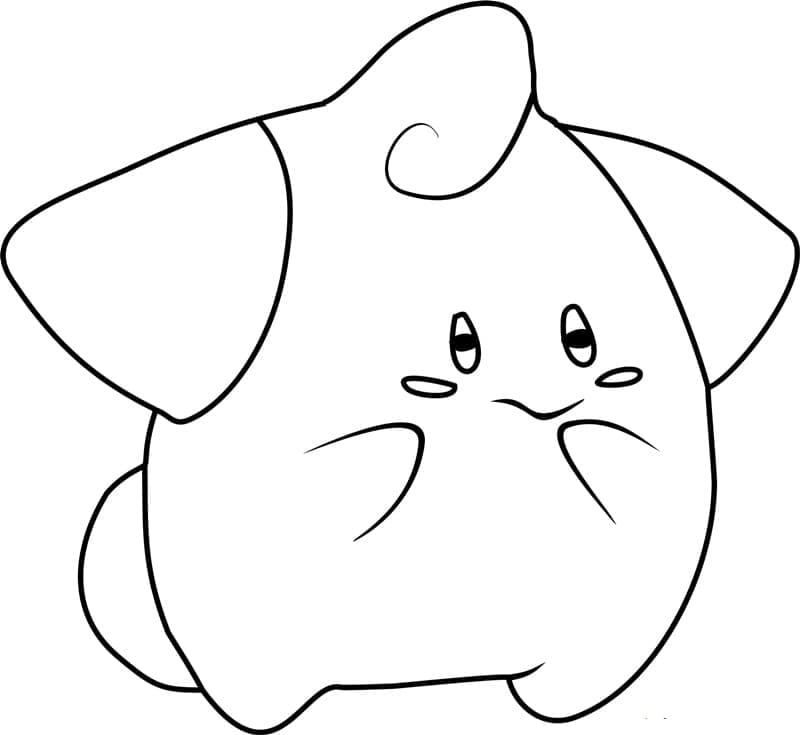 Tô màu Pokemon Cleffa
