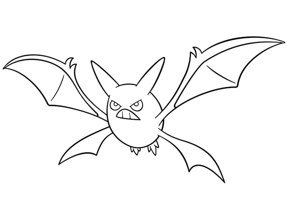 Tô màu Pokemon Crobat