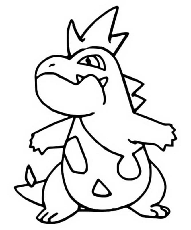 Tô màu Pokemon Croconaw