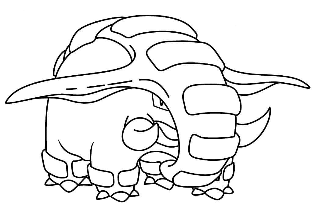 Tô màu Pokemon Donphan