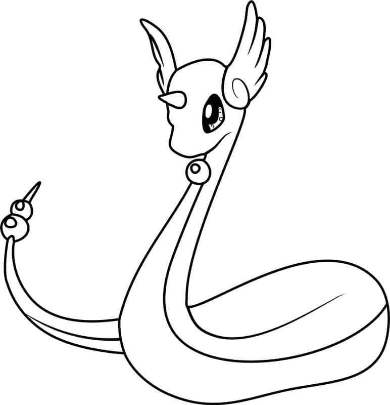 Tô màu Pokemon Dragonair