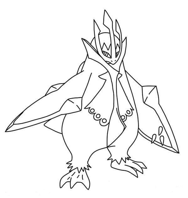 Tô màu Pokemon Empoleon