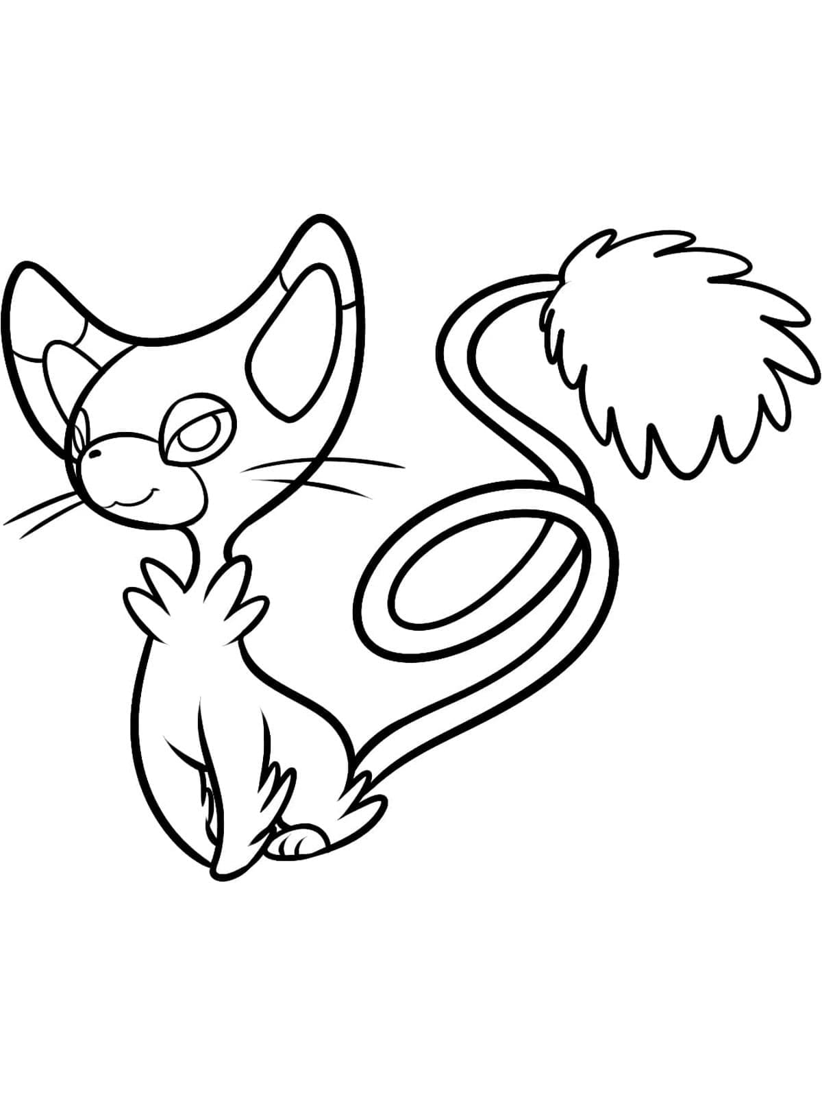 Tô màu Pokemon Glameow