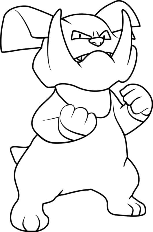 Tô màu Pokemon Granbull