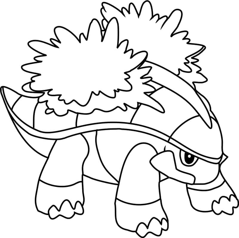 Tô màu Pokemon Grotle