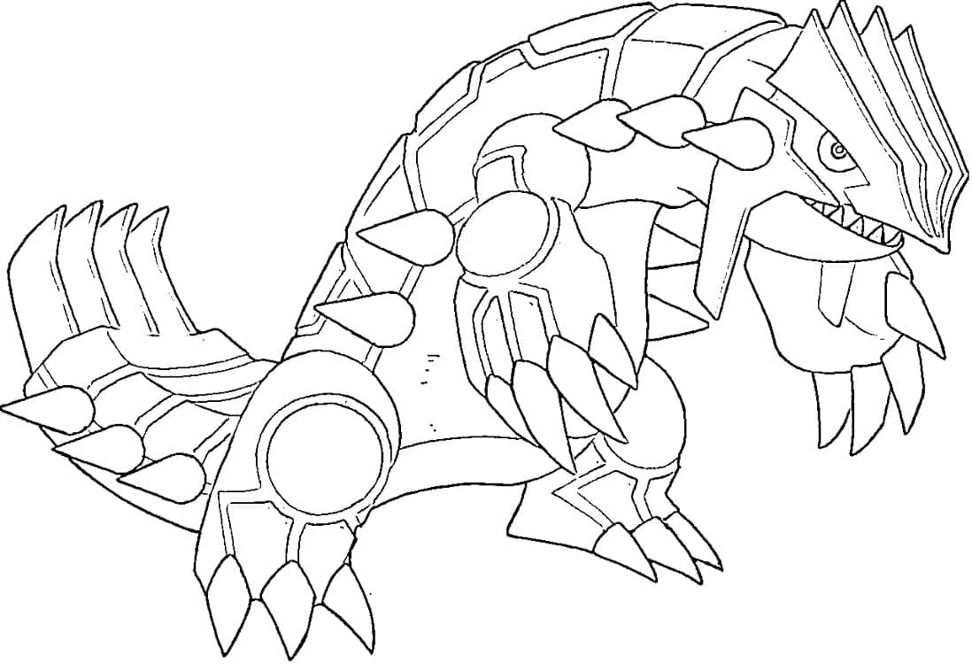 Tô màu Pokemon Groudon