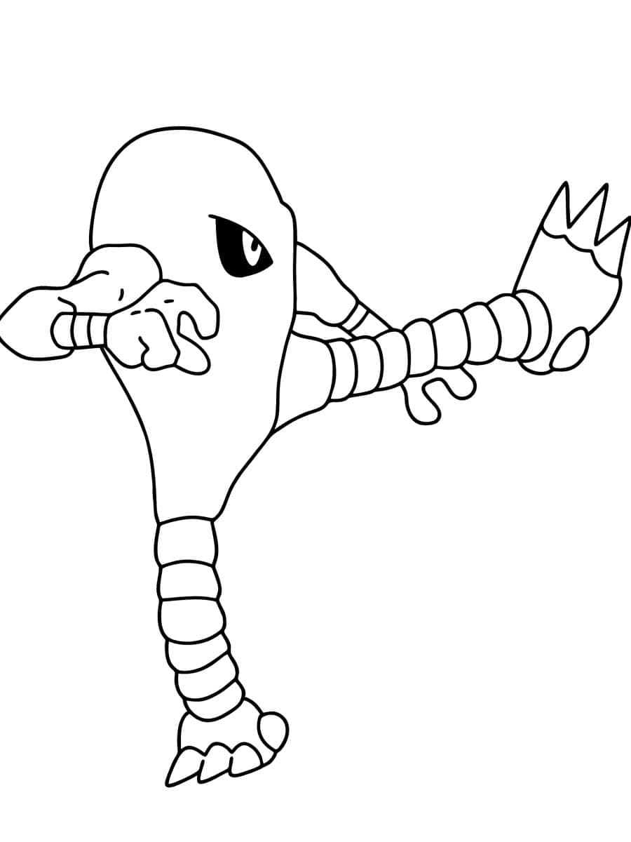 Tô màu Pokemon Hitmonlee