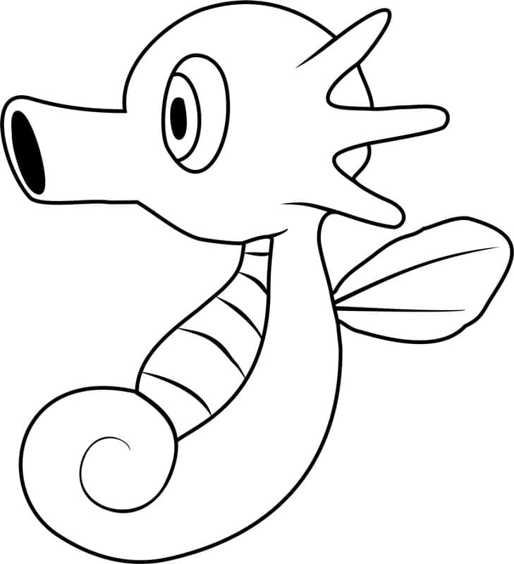 Tô màu Pokemon Horsea