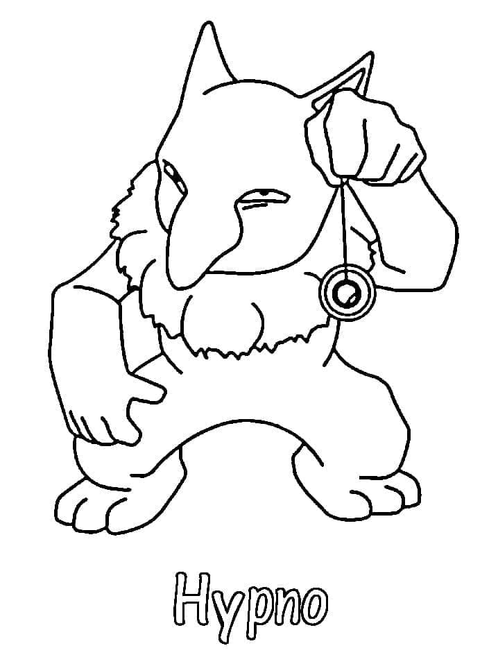 Tô màu Pokemon Hypno
