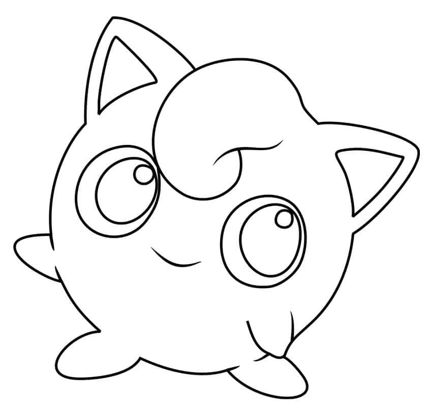 Tô màu Pokemon Jigglypuff