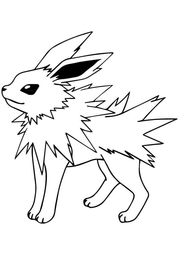 Tô màu Pokemon Jolteon