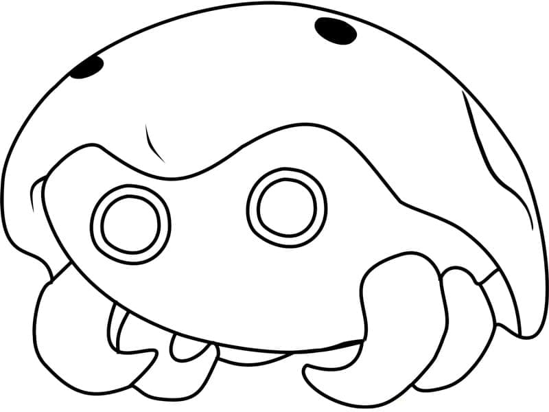 Tô màu Pokemon Kabuto