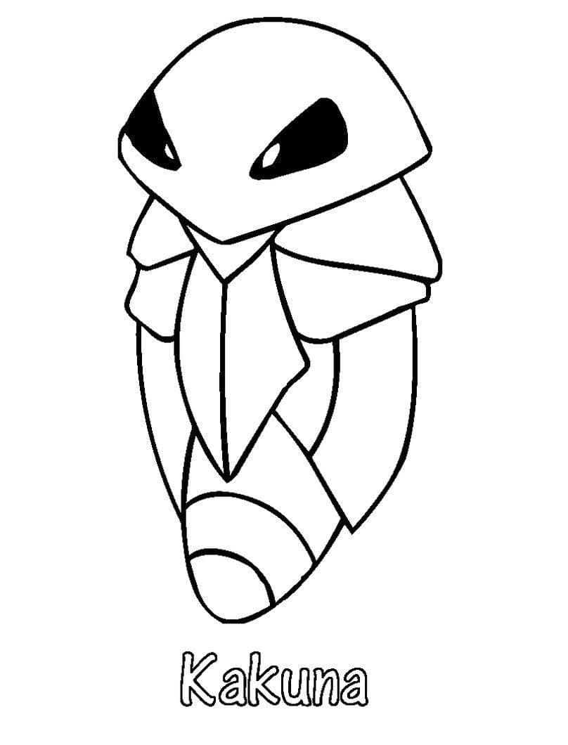 Tô màu Pokemon Kakuna