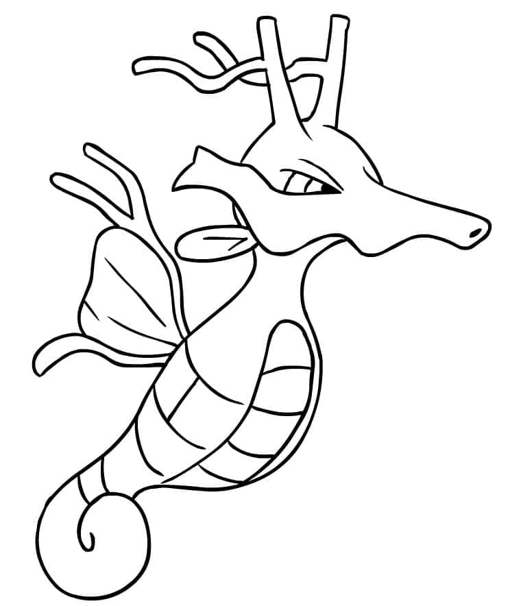 Tô màu Pokemon Kingdra