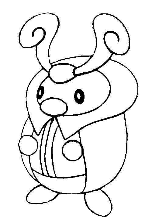 Tô màu Pokemon Kricketot