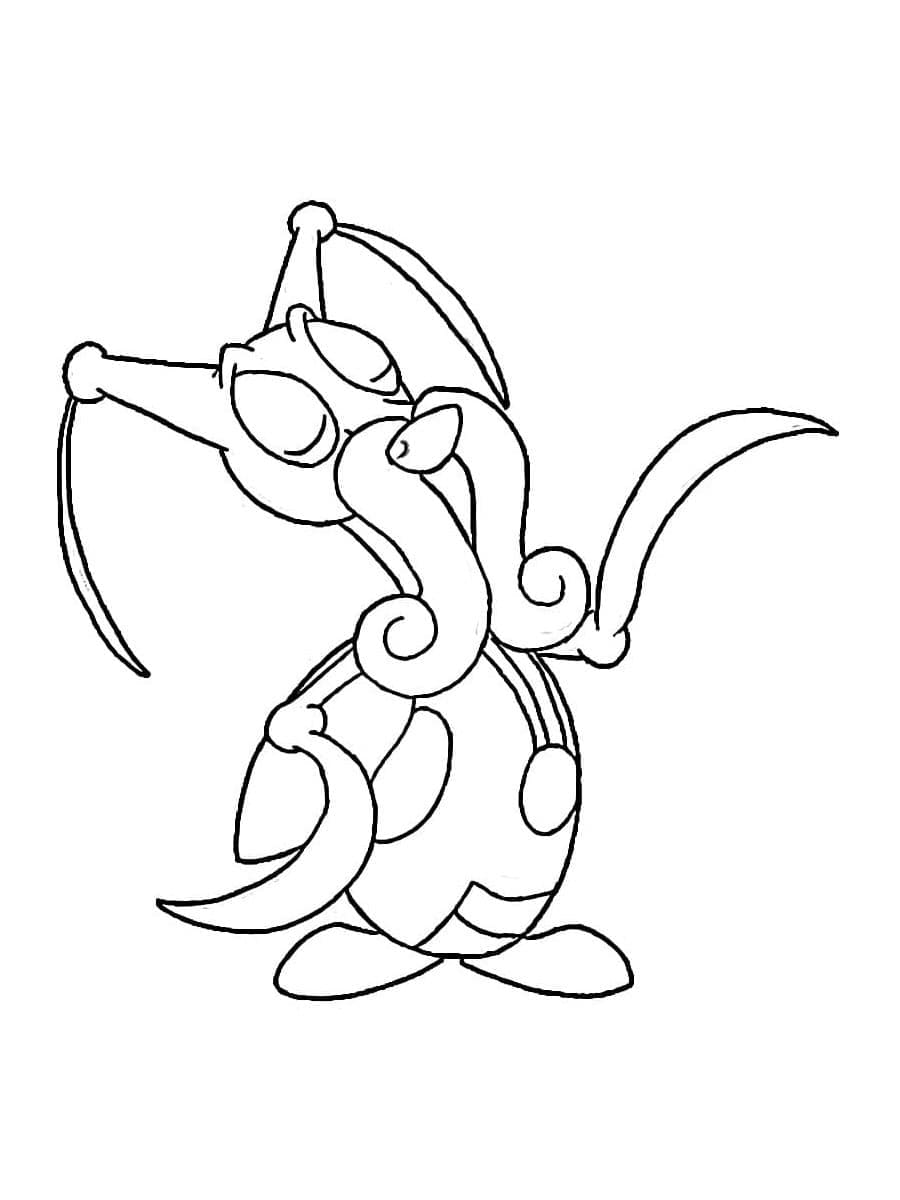 Tô màu Pokemon Kricketune