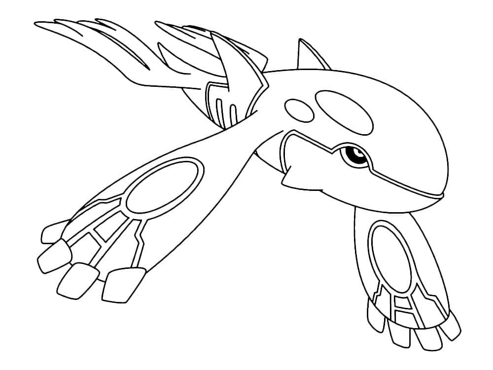 Tô màu Pokemon Kyogre