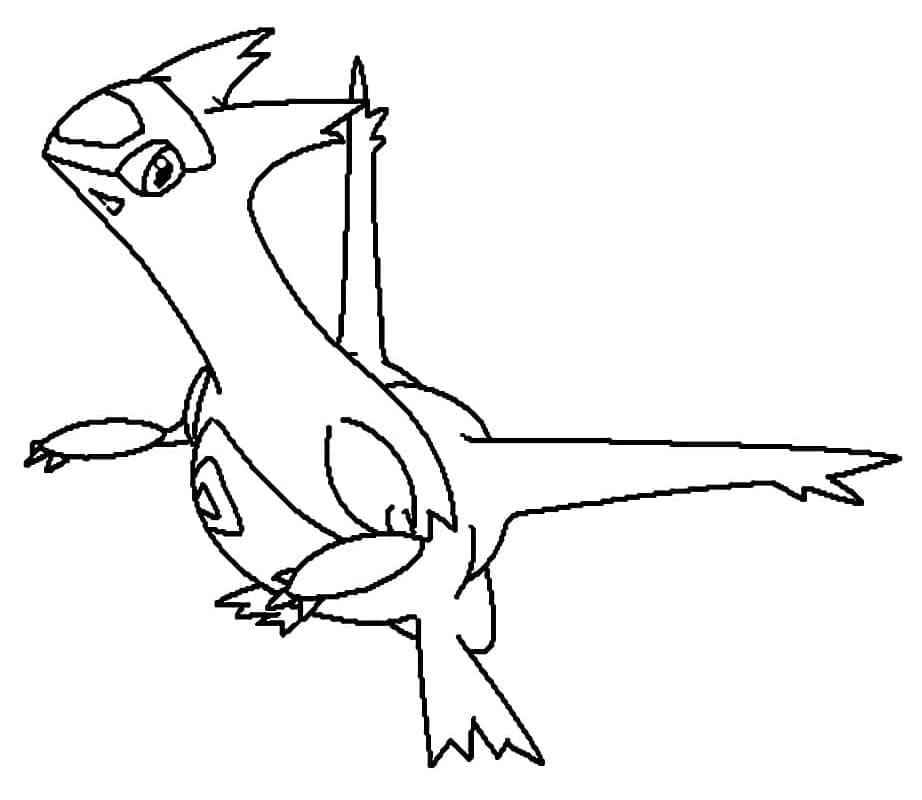 Tô màu Pokemon Latias