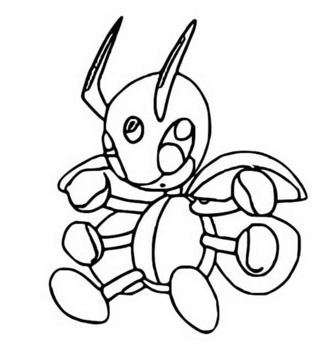 Tô màu Pokemon Ledian