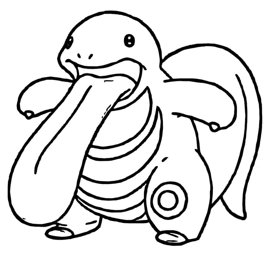Tô màu Pokemon Lickitung