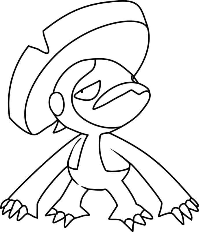 Tô màu Pokemon Lombre
