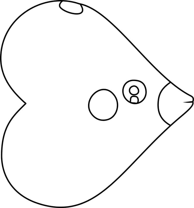 Tô màu Pokemon Luvdisc