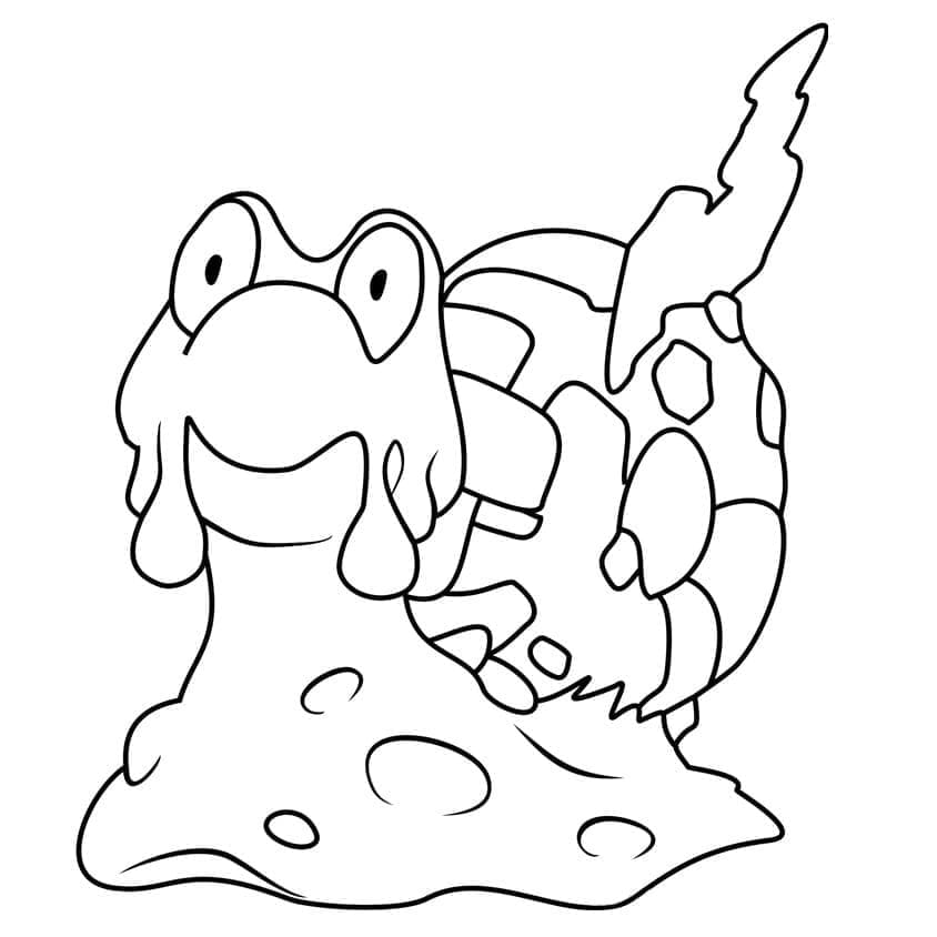 Tô màu Pokemon Magcargo