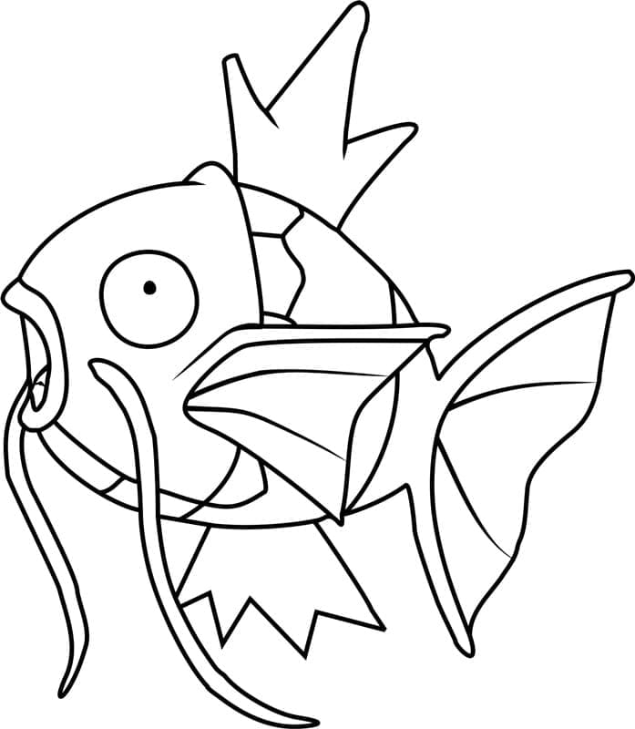 Tô màu Pokemon Magikarp