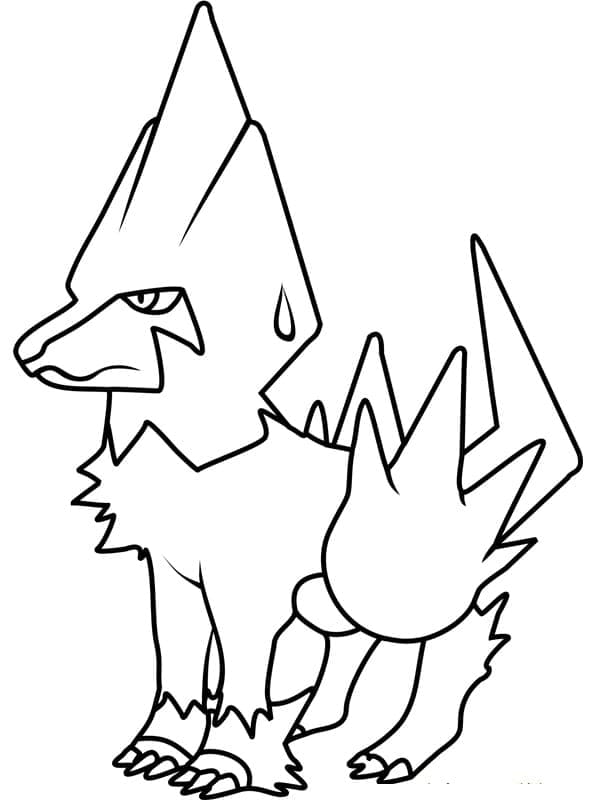 Tô màu Pokemon Manectric