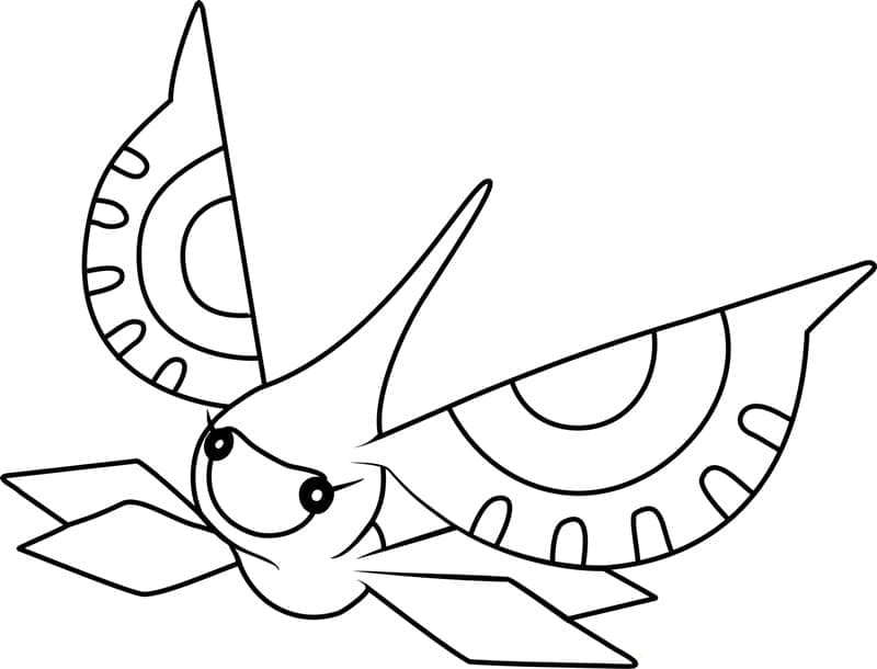Tô màu Pokemon Masquerain