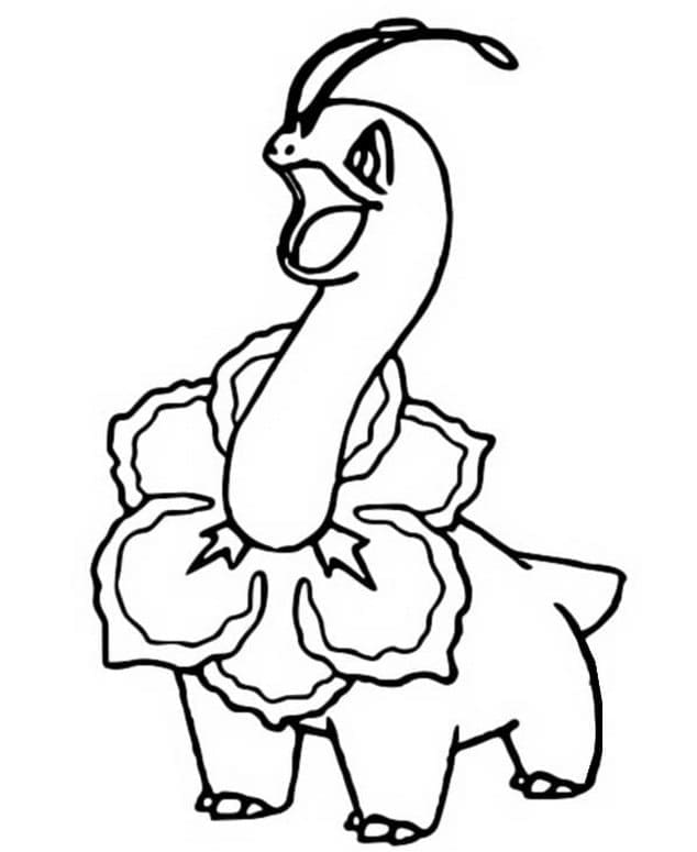 Tô màu Pokemon Meganium