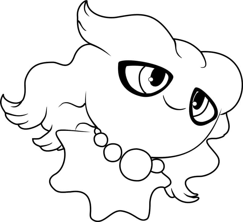 Tô màu Pokemon Misdreavus