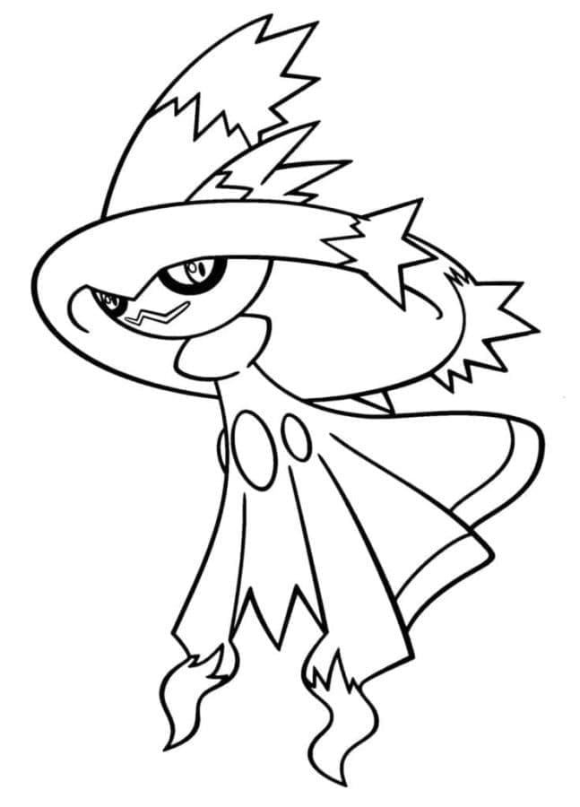 Tô màu Pokemon Mismagius