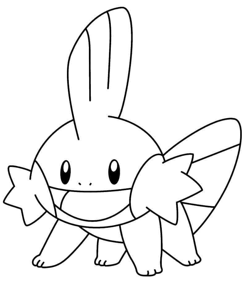 Tô màu Pokemon Mudkip
