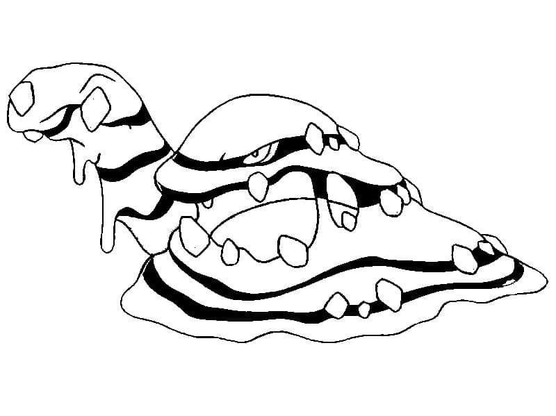 Tô màu Pokemon Muk