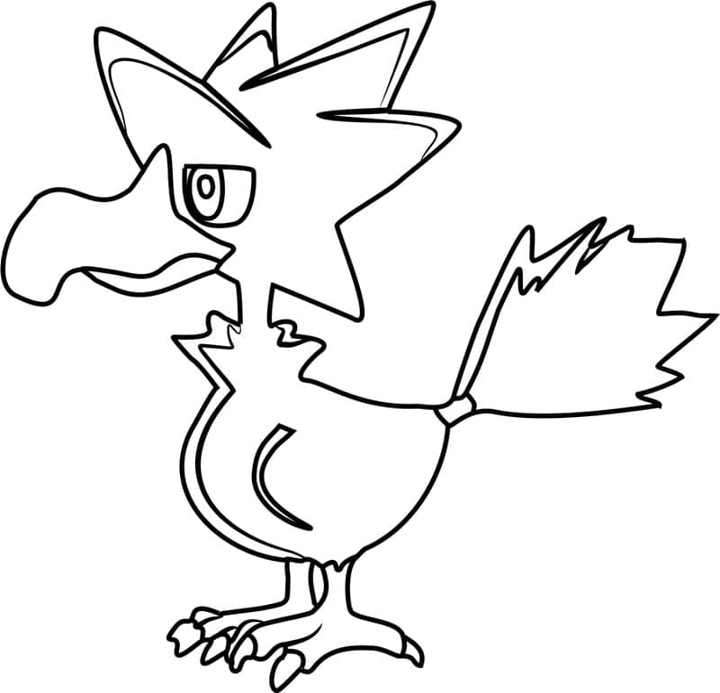 Tô màu Pokemon Murkrow