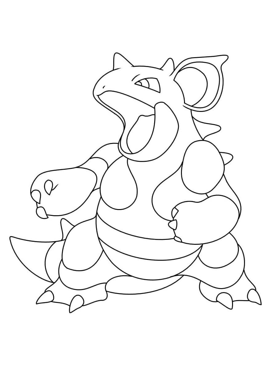 Tô màu Pokemon Nidoqueen