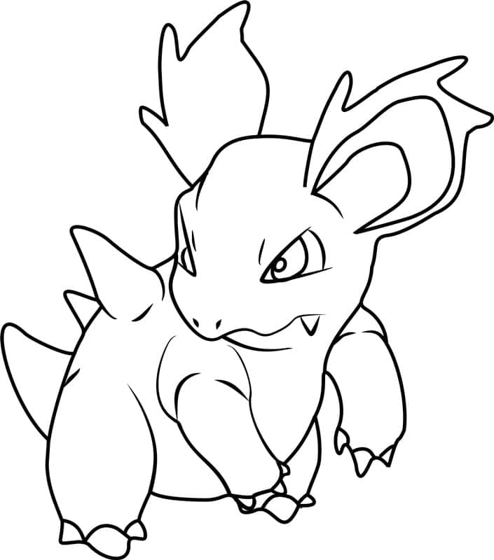 Tô màu Pokemon Nidorina