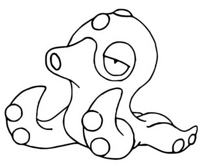Tô màu Pokemon Octillery