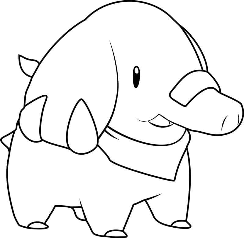 Tô màu Pokemon Phanpy
