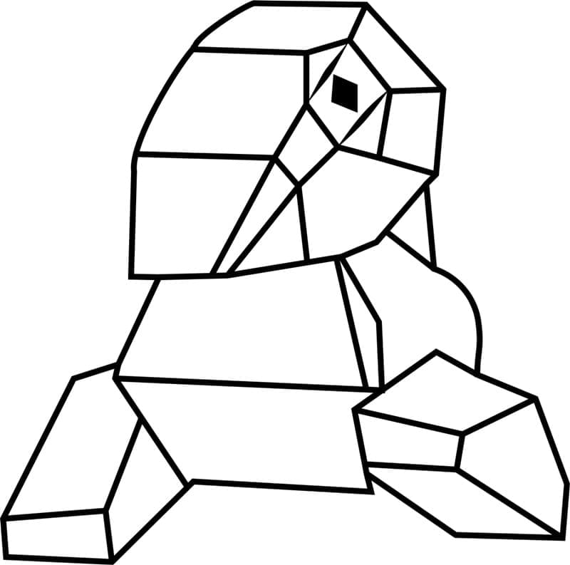 Tô màu Pokemon Porygon