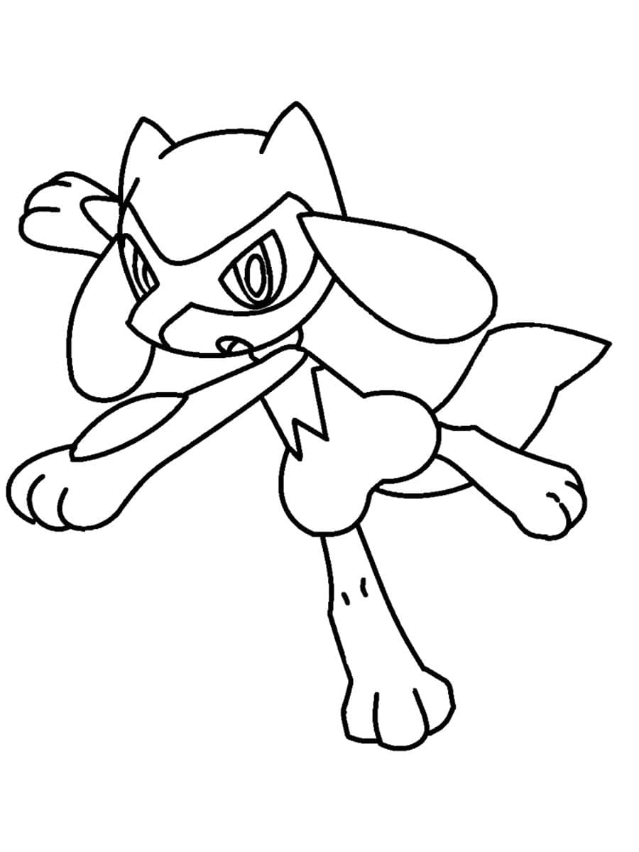 Tô màu Pokemon Riolu