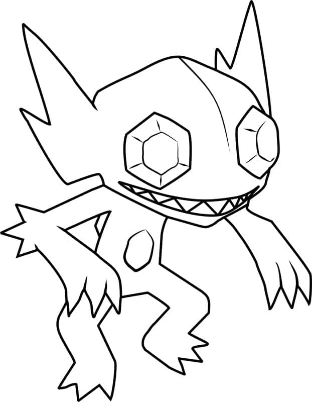 Tô màu Pokemon Sableye