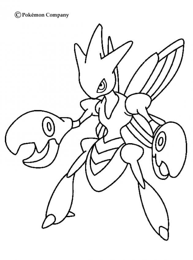 Tô màu Pokemon Scizor