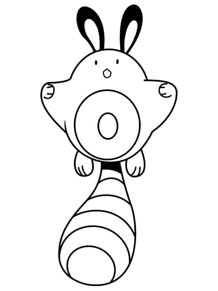 Tô màu Pokemon Sentret