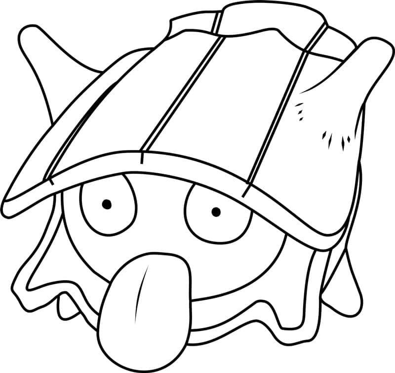 Tô màu Pokemon Shellder