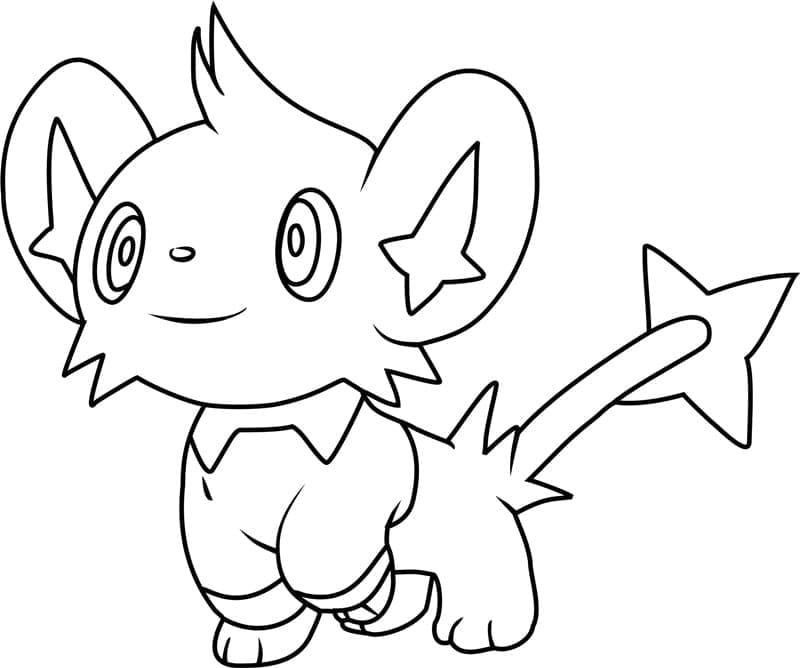 Tô màu Pokemon Shinx